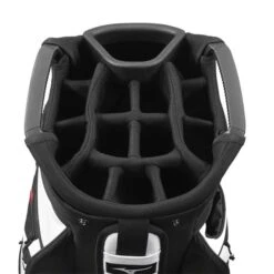 Mizuno BR-D4 Cart Bag White Black 7 Mizuno BR-D4 Cart Bag White Black -Callaway Sale Store BRD4C21002 2 L