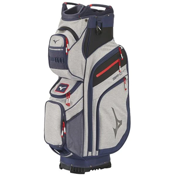 Mizuno BR-D4 Cart Bag Grey - Navy 3 Mizuno BR-D4 Cart Bag Grey - Navy