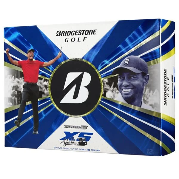 Bridgestone Tour B XS Tiger Golf Balls White 3 Bridgestone Tour B XS Tiger Golf Balls White