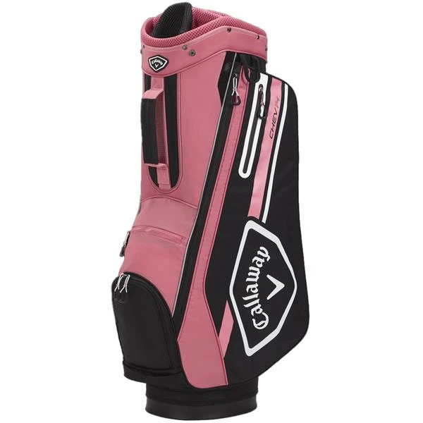 Callaway Chev Dry 14 Cart Bag Black Rose White 3 Callaway Chev Dry 14 Cart Bag Black Rose White