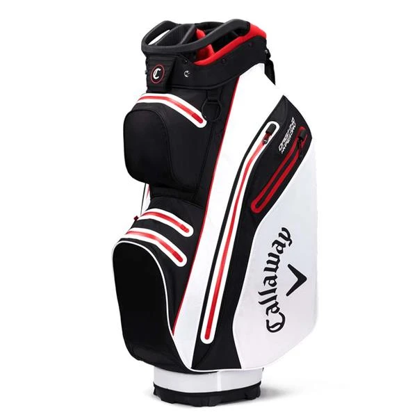 Callaway Org 14 HD Cart Bag Black White Fire 3 Callaway Org 14 HD Cart Bag Black White Fire