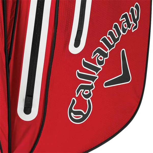 Callaway Hyper Dry 15 Cart Bag Red - White 5 Callaway Hyper Dry 15 Cart Bag Red - White - Image 3