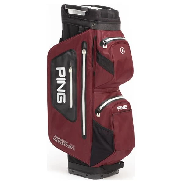 Ping Pioneer Monsoon 201 Cart Bag Mulberry Black 3 Ping Pioneer Monsoon 201 Cart Bag Mulberry Black
