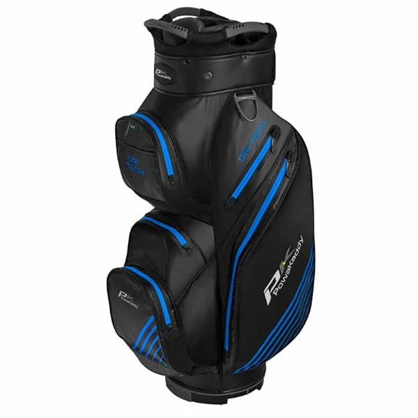 PowaKaddy Dri-Tech Cart Bag Black - Gunmetal - Blue 3 PowaKaddy Dri-Tech Cart Bag Black - Gunmetal - Blue