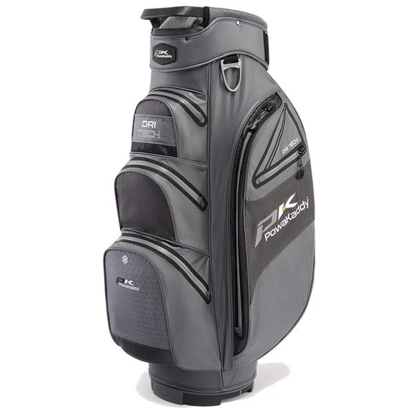 PowaKaddy Dri-Tech Cart Bag Gunmetal Black 3 PowaKaddy Dri-Tech Cart Bag Gunmetal Black