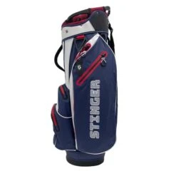 Rain Dry Waterproof Cart Bag Navy White Red