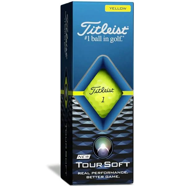Titleist Tour Soft Golf Balls Dozen Yellow 5 Titleist Tour Soft Golf Balls Dozen Yellow - Image 3