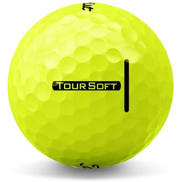 Titleist Tour Soft Golf Balls Dozen Yellow 6 Titleist Tour Soft Golf Balls Dozen Yellow - Image 4