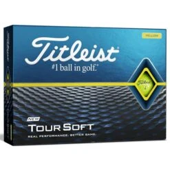Titleist Tour Soft Golf Balls Dozen Yellow