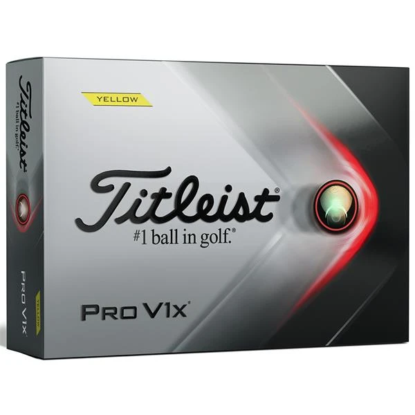Titleist Pro V1X Golf Balls Dozen Yellow 3 Titleist Pro V1X Golf Balls Dozen Yellow