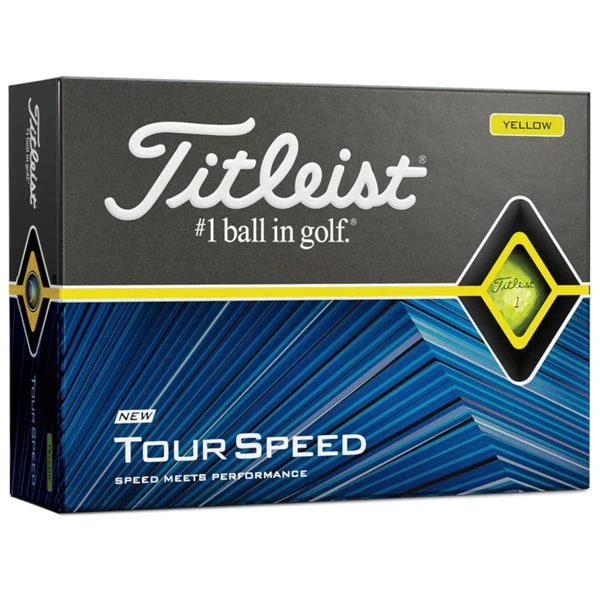 Titleist Tour Speed Ball Dozen Yellow 3 Titleist Tour Speed Ball Dozen Yellow