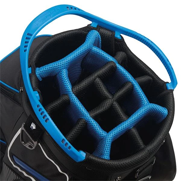 TaylorMade Cart 8.0 Bag Black White Blue 4 TaylorMade Cart 8.0 Bag Black White Blue - Image 2