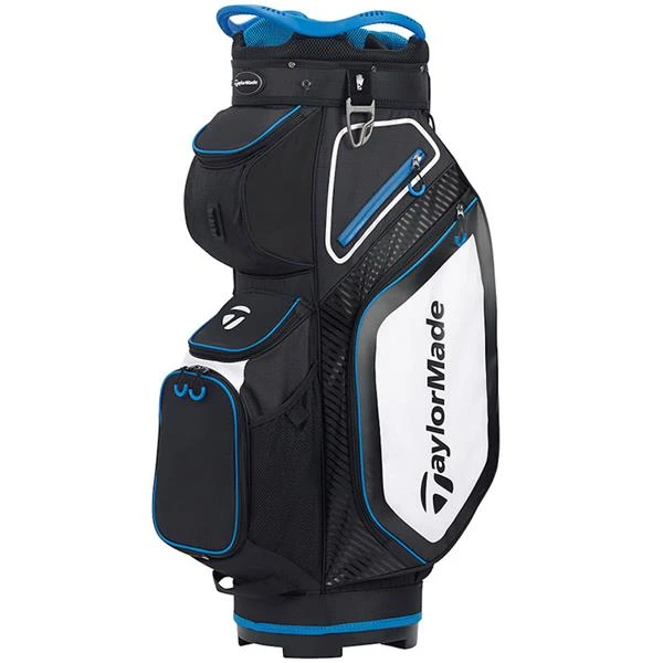 TaylorMade Cart 8.0 Bag Black White Blue 3 TaylorMade Cart 8.0 Bag Black White Blue