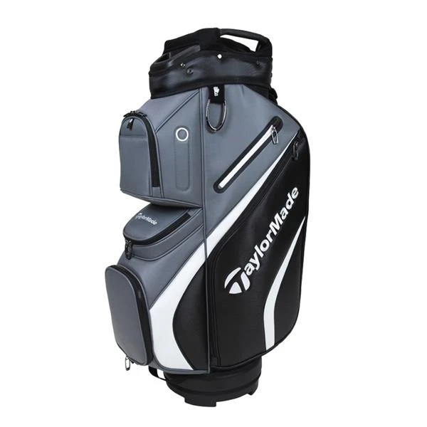 TaylorMade Deluxe Cart Bag Black - Grey 3 TaylorMade Deluxe Cart Bag Black - Grey