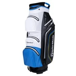 TaylorMade StormDry W/P Cart Bag Black - White - Blue