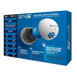 TaylorMade TP5 Golf Balls Dozen White 7 TaylorMade TP5 Golf Balls Dozen White -Callaway Sale Store TA21D0102001 2 L