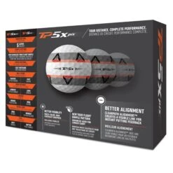 TaylorMade TP5x Pix 2.0 Golf Balls Dozen White -Callaway Sale Store TA21D0105001 2 L