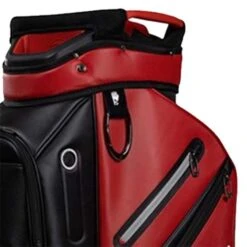 TaylorMade Deluxe Cart Bag Red - Black -Callaway Sale Store TA22A0308001 2 L