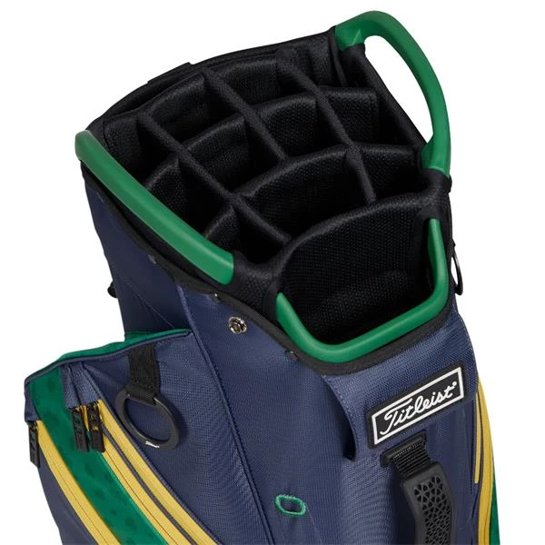 Titleist Shamrock Cart 14 Bag NAVY GREEN GOLD 4 Titleist Shamrock Cart 14 Bag NAVY GREEN GOLD - Image 2