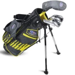 Junior 42" 4 Club Stand Set Left Hand Grey Yellow