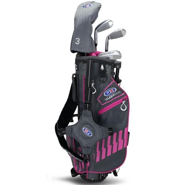 Junior 45" 4 Club Stand Set Right Hand Grey - Pink 4 Junior 45" 4 Club Stand Set Right Hand Grey - Pink - Image 2