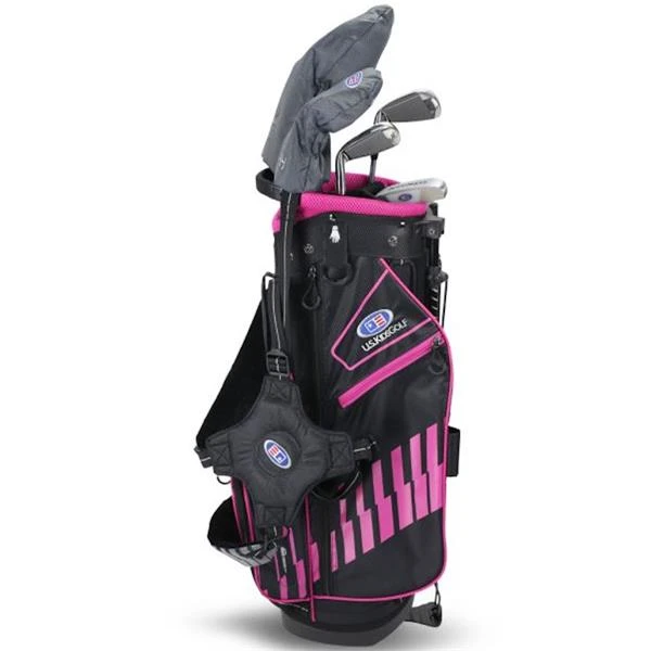 Junior 51" 5 Club Stand Set Right Hand Black - Pink 4 Junior 51" 5 Club Stand Set Right Hand Black - Pink - Image 2