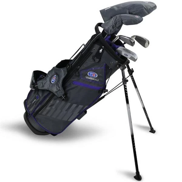 Junior 54" 5 Club Stand Set Right Hand Grey Purple 3 Junior 54" 5 Club Stand Set Right Hand Grey Purple